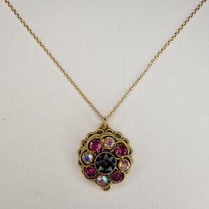 Elegant Multi-Stone Pendant Necklace